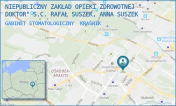 GABINET STOMATOLOGICZNY - NIEPUBLICZNY ZAKŁAD OPIEKI ZDROWOTNEJ " DOKTOR" S.C. RAFAŁ SUSZEK, ANNA SUSZEK - NARUTOWICZA 1,  KRAŚNIK