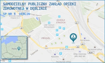 SP NR 5 - SAMODZIELNY PUBLICZNY ZAKŁAD OPIEKI ZDROWOTNEJ W DĘBLINIE - 15 P. P. WILKÓW 6,  DĘBLIN