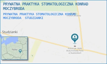 PRYWATNA PRAKTYKA STOMATOLOGICZNA KONRAD MOCZYBRODA - PRYWATNA PRAKTYKA STOMATOLOGICZNA KONRAD MOCZYBRODA - STUDZIANKI 68,  STUDZIANKI