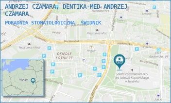 PORADNIA STOMATOLOGICZNA - ANDRZEJ CZAMARA, DENTIKA-MED ANDRZEJ CZAMARA - JARZĘBINOWA 6,  ŚWIDNIK
