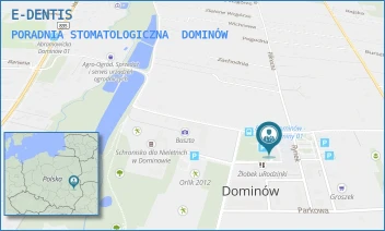 PORADNIA STOMATOLOGICZNA - E-DENTIS - RYNEK 1,  DOMINÓW