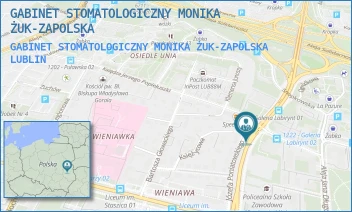 GABINET STOMATOLOGICZNY MONIKA ŻUK-ZAPOLSKA - GABINET STOMATOLOGICZNY MONIKA ŻUK-ZAPOLSKA - PONIATOWSKIEGO 5,  LUBLIN