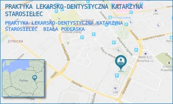 PRAKTYKA LEKARSKO-DENTYSTYCZNA KATARZYNA STAROSIELEC - PRAKTYKA LEKARSKO-DENTYSTYCZNA KATARZYNA STAROSIELEC - KSIĘCIA WITOLDA 21/A,  BIAŁA PODLASKA