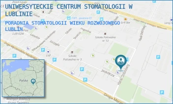 PORADNIA STOMATOLOGII WIEKU ROZWOJOWEGO - UNIWERSYTECKIE CENTRUM STOMATOLOGII W LUBLINIE - HANKI ORDONÓWNY 4,  LUBLIN