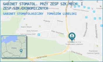 GABINET STOMATOLOGICZNY - GABINET STOMATOL. PRZY ZESP SZK.MECH. I ZESP.SZK.EKONOMICZNYCH - ŻWIRKI I WIGURY 7,  TOMASZÓW LUBELSKI