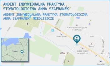 ANDENT INDYWIDUALANA PRAKTYKA STOMATOLOGICZNA ANNA SZAFRANEK - ANDENT INDYWIDUALNA PRAKTYKA STOMATOLOGICZNA ANNA SZAFRANEK - SZPITALNA 31,  SIEDLISZCZE