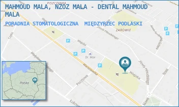PORADNIA STOMATOLOGICZNA - MAHMOUD MALA, NZOZ MALA - DENTAL MAHMOUD MALA - WIEJSKA 4,  MIĘDZYRZEC PODLASKI