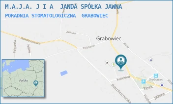 PORADNIA STOMATOLOGICZNA - M.A.J.A. J I A  JANDA SPÓŁKA JAWNA - WOJSŁAWSKA 1,  GRABOWIEC