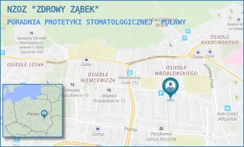 PORADNIA PROTETYKI STOMATOLOGICZNEJ - NZOZ "ZDROWY ZĄBEK" - POLNA 27/102,  PUŁAWY