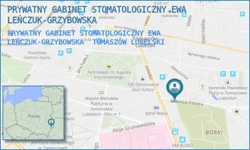 PRYWATNY GABINET STOMATOLOGICZNY EWA LEŃCZUK-GRZYBOWSKA - PRYWATNY GABINET STOMATOLOGICZNY EWA LEŃCZUK-GRZYBOWSKA - PETERA 3,  TOMASZÓW LUBELSKI