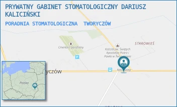 PORADNIA STOMATOLOGICZNA - PRYWATNY GABINET STOMATOLOGICZNY DARIUSZ KALICIŃSKI - 19,  TWORYCZÓW