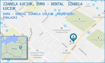 EURO - DENTAL IZABELA ŁUCIUK - IZABELA ŁUCIUK, EURO - DENTAL  IZABELA ŁUCIUK - BRZESKA 35A,  MIĘDZYRZEC PODLASKI