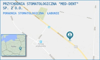 PORADNIA STOMATOLOGICZNA - PRZYCHODNIA STOMATOLOGICZNA "MED-DENT" SP. Z O.O. - ZAMOJSKA 72,  ŁABUNIE