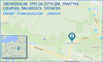 GABINET STOMATOLOGICZNY - INDYWIDUALNA SPECJALISTYCZNA PRAKTYKA LEKARSKA MAŁGORZATA SOCHACKA - LUBELSKA 21,  JANOWIEC