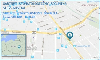 GABINET STOMATOLOGICZNY BOGUMIŁA ŚLIŻ-GUSTAW - GABINET STOMATOLOGICZNY BOGUMIŁA ŚLIŻ-GUSTAW - KUNICKIEGO 116,  LUBLIN