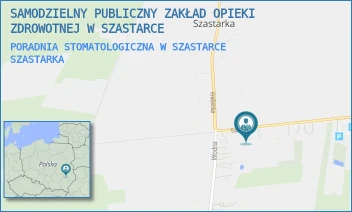 PORADNIA STOMATOLOGICZNA W SZASTARCE - SAMODZIELNY PUBLICZNY ZAKŁAD OPIEKI ZDROWOTNEJ W SZASTARCE - SZKOLNA 75,  SZASTARKA
