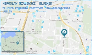 BLUEMED PORADNIA PROTETYKI STOMATOLOGICZNEJ - MIROSŁAW SZALEWSKI  BLUEMED - JAGODOWA 7G,  LUBLIN