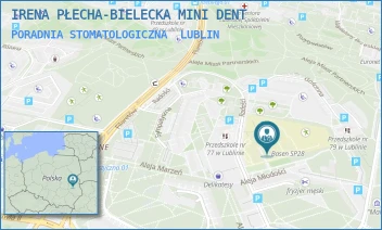 PORADNIA STOMATOLOGICZNA - IRENA PŁECHA-BIELECKA MINI DENT - RADOŚCI 13,  LUBLIN