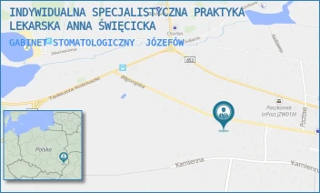 GABINET STOMATOLOGICZNY - INDYWIDUALNA SPECJALISTYCZNA PRAKTYKA LEKARSKA ANNA ŚWIĘCICKA - BIŁGORAJSKA 29,  JÓZEFÓW
