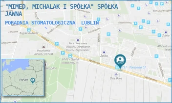 PORADNIA STOMATOLOGICZNA - "MIMED, MICHALAK I SPÓŁKA" SPÓŁKA JAWNA - WILLOWA 29,  LUBLIN