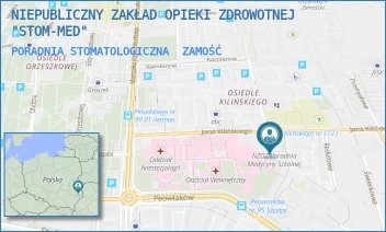 PORADNIA STOMATOLOGICZNA - NIEPUBLICZNY ZAKŁAD OPIEKI ZDROWOTNEJ "STOM-MED" - KILIŃSKIEGO 32,  ZAMOŚĆ