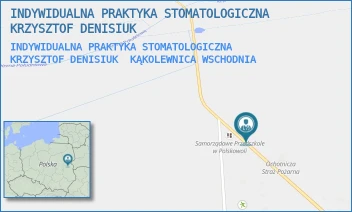 INDYWIDUALNA PRAKTYKA STOMATOLOGICZNA KRZYSZTOF DENISIUK - INDYWIDUALNA PRAKTYKA STOMATOLOGICZNA KRZYSZTOF DENISIUK - POLSKOWOLA 131C,  KĄKOLEWNICA WSCHODNIA