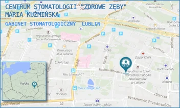 GABINET STOMATOLOGICZNY - CENTRUM STOMATOLOGII "ZDROWE ZĘBY" MARIA KUŹMIŃSKA - STASZICA 8/7,  LUBLIN