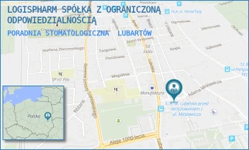 PORADNIA STOMATOLOGICZNA - LOGISPHARM SPÓŁKA Z OGRANICZONĄ ODPOWIEDZIALNOŚCIĄ - ADAMA MICKIEWICZA 3-5,  LUBARTÓW