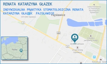 INDYWIDUALNA PRAKTYKA STOMATOLOGICZNA RENATA KATARZYNA GŁAZEK - RENATA KATARZYNA GŁAZEK - FAJSŁAWICE 107A,  FAJSŁAWICE
