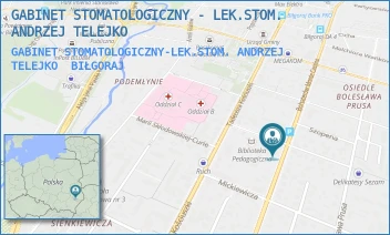GABINET STOMATOLOGICZNY-LEK.STOM. ANDRZEJ TELEJKO - GABINET STOMATOLOGICZNY - LEK.STOM. ANDRZEJ TELEJKO - BOHATERÓW MONTE CASSINO 42,  BIŁGORAJ