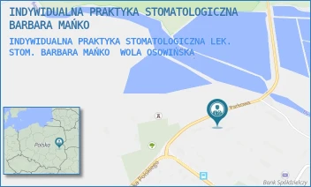 INDYWIDUALNA PRAKTYKA STOMATOLOGICZNA LEK. STOM. BARBARA MAŃKO - INDYWIDUALNA PRAKTYKA STOMATOLOGICZNA BARBARA MAŃKO - PARKOWA 5,  WOLA OSOWIŃSKA