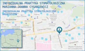 INDYWIDUALNA PRAKTYKA STOMATOLOGICZNA - INDYWIDUALNA PRAKTYKA STOMATOLOGICZNA MARZANNA JOANNA CYGANIEWICZ - MICKIEWICZA 1D/3,  HRUBIESZÓW