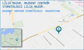 MAZDENT CENTRUM STOMATOLOGII - LILIA MAZUR, MAZDENT CENTRUM STOMATOLOGII LILIA MAZUR - WAGNERA 10,  KRASNYSTAW