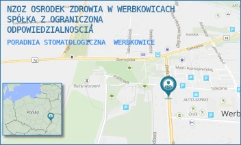 PORADNIA STOMATOLOGICZNA - NZOZ OSRODEK ZDROWIA W WERBKOWICACH SPÓŁKA Z OGRANICZONA ODPOWIEDZIALNOSCIA - JÓZEFA PIŁSUDSKIEGO 6,  WERBKOWICE