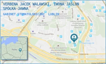 GABINET STOMATOLOGICZNY - VERBENA JACEK WALAWSKI, IWONA JAŚLON SPÓŁKA JAWNA - PAGANINIEGO 7,  LUBLIN