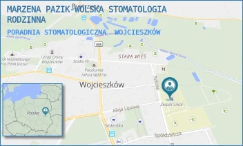 PORADNIA STOMATOLOGICZNA - MARZENA PAZIK-WOLSKA STOMATOLOGIA RODZINNA - PARKOWA 1,  WOJCIESZKÓW