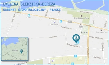 GABINET STOMATOLOGICZNY - EWELINA ŚLEDZICKA-BEREZA - BRACI SPOZÓW 19/212,  PIASKI