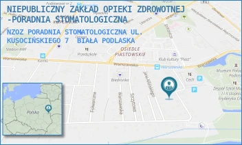 NZOZ PORADNIA STOMATOLOGICZNA UL. KUSOCIŃSKIEGO 7 - NIEPUBLICZNY ZAKŁAD OPIEKI ZDROWOTNEJ -PORADNIA STOMATOLOGICZNA - KUSOCIŃSKIEGO 7,  BIAŁA PODLASKA