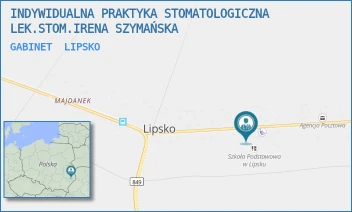 GABINET - INDYWIDUALNA PRAKTYKA STOMATOLOGICZNA LEK.STOM.IRENA SZYMAŃSKA - LIPSKO 239,  LIPSKO