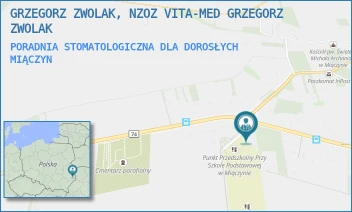 PORADNIA STOMATOLOGICZNA DLA DOROSŁYCH - GRZEGORZ ZWOLAK, NZOZ VITA-MED GRZEGORZ ZWOLAK - 50 B,  MIĄCZYN