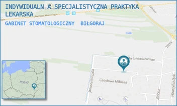 GABINET STOMATOLOGICZNY - INDYWIDUALN A SPECJALISTYCZNA PRAKTYKA LEKARSKA - MAKUSZYŃSKIEGO 16,  BIŁGORAJ