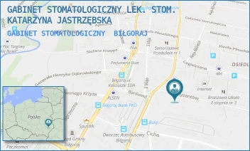 GABINET STOMATOLOGICZNY - GABINET STOMATOLOGICZNY LEK. STOM. KATARZYNA JASTRZĘBSKA - PARTYZANTÓW 10,  BIŁGORAJ
