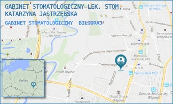 GABINET STOMATOLOGICZNY - GABINET STOMATOLOGICZNY LEK. STOM. KATARZYNA JASTRZĘBSKA - CZERWONEGO KRZYŻA 5,  BIŁGORAJ