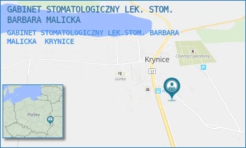 GABINET STOMATOLOGICZNY LEK.STOM. BARBARA MALICKA - GABINET STOMATOLOGICZNY LEK. STOM. BARBARA MALICKA - 83,  KRYNICE