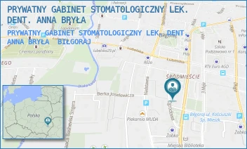 PRYWATNY GABINET STOMATOLOGICZNY LEK. DENT. ANNA BRYŁA - PRYWATNY GABINET STOMATOLOGICZNY LEK. DENT. ANNA BRYŁA - KOŚCIUSZKI 18,  BIŁGORAJ