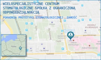 PORADNIA PROTETYKI STOMATOLOGICZNEJ - WIELOSPECJALISTYCZNE CENTRUM STOMATOLOGICZNE SPÓŁKA Z OGRANICZONĄ ODPOWIEDZIALNOŚCIĄ - KILIŃSKIEGO 4,  ZAMOŚĆ