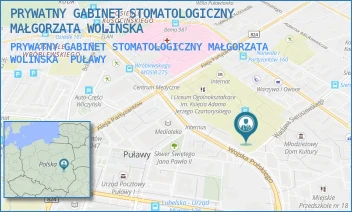 PRYWATNY GABINET STOMATOLOGICZNY MAŁGORZATA WOLIŃSKA - PRYWATNY GABINET STOMATOLOGICZNY MAŁGORZATA WOLIŃSKA - WOJSKA POLSKIEGO 7,  PUŁAWY