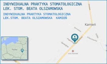 INDYWIDUALNA PRAKTYKA STOMATOLOGICZNA LEK.STOM. BEATA OLSZAMOWSKA - INDYWIDUALNA PRAKTYKA STOMATOLOGICZNA LEK. STOM. BEATA OLSZAMOWSKA - DIAMENTOWA 8,  KAMIEŃ