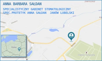 SPECJALISTYCZNY GABINET STOMATOLOGICZNY SPEC.PROTETYK ANNA SAŁDAN - ANNA BARBARA SAŁDAN - BIALSKA 113,  JANÓW LUBELSKI