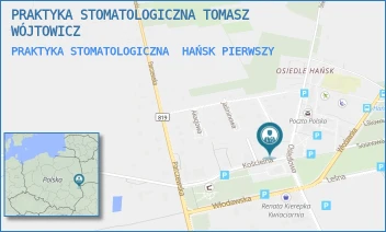 PRAKTYKA STOMATOLOGICZNA - PRAKTYKA STOMATOLOGICZNA TOMASZ WÓJTOWICZ - KOŚCIELNA 11,  HAŃSK PIERWSZY